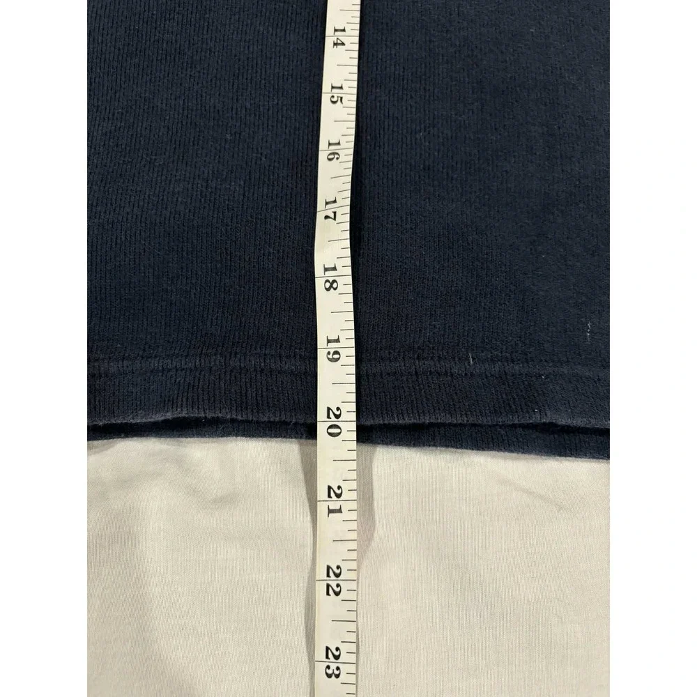 Polo Ralph Lauren Quarter Zip Long Sleeve Pullover Mens Large‎ Navy Cotton
